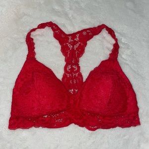 Red bralette